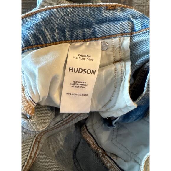 Hudson Farrah 27 Distressed, bootcut, vintage wash, 80’s, 90’s, Rock, Band, NWT - Picture 4 of 4